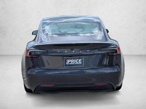 Silver/Gray 2025 Tesla Model 3 Long Range