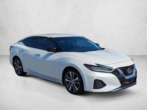 Pearl White Tricoat 2019 Nissan Maxima 3.5 S