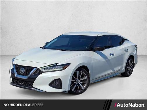 Pearl White Tricoat 2019 Nissan Maxima 3.5 S