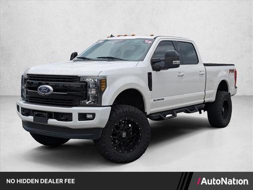 White Platinum Metallic Tri-Coat 2019 Ford F-350 Lariat