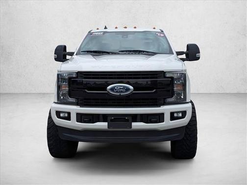 White Platinum Metallic Tri-Coat 2019 Ford F-350 Lariat