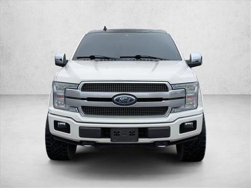 White Platinum Metallic Tri-Coat 2018 Ford F-150 Platinum