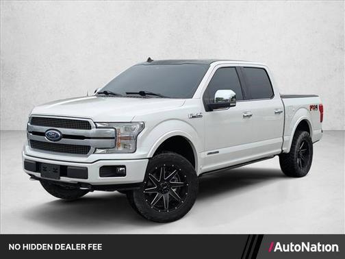 White Platinum Metallic Tri-Coat 2018 Ford F-150 Platinum