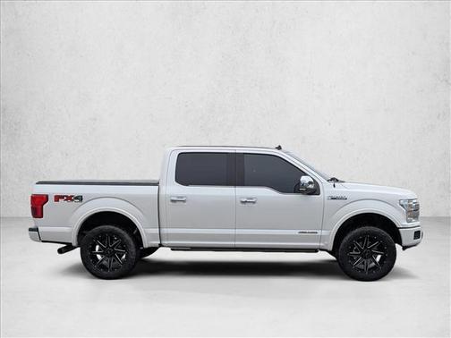 White Platinum Metallic Tri-Coat 2018 Ford F-150 Platinum