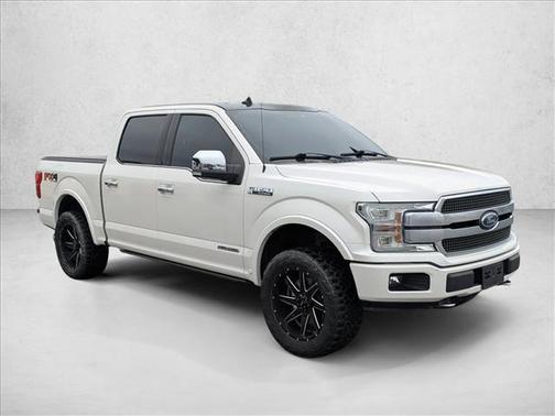White Platinum Metallic Tri-Coat 2018 Ford F-150 Platinum