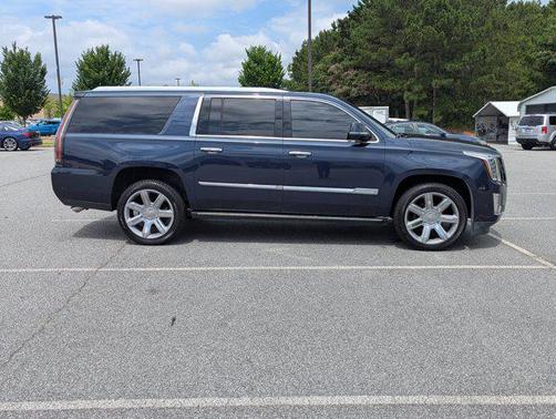 Dark Adriatic Blue Metallic 2017 Cadillac Escalade ESV Premium Luxury