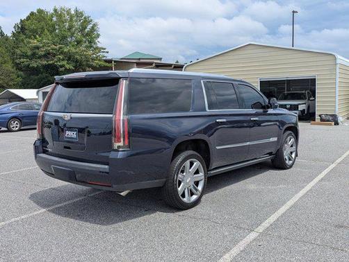 Dark Adriatic Blue Metallic 2017 Cadillac Escalade ESV Premium Luxury