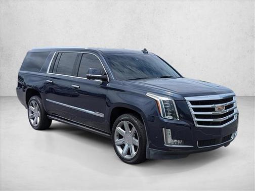 Dark Adriatic Blue Metallic 2017 Cadillac Escalade ESV Premium Luxury