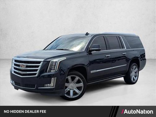 Dark Adriatic Blue Metallic 2017 Cadillac Escalade ESV Premium Luxury