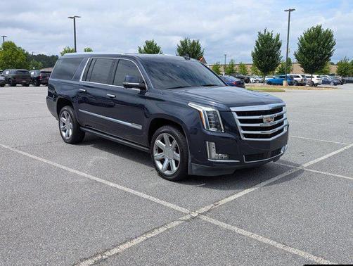 Dark Adriatic Blue Metallic 2017 Cadillac Escalade ESV Premium Luxury
