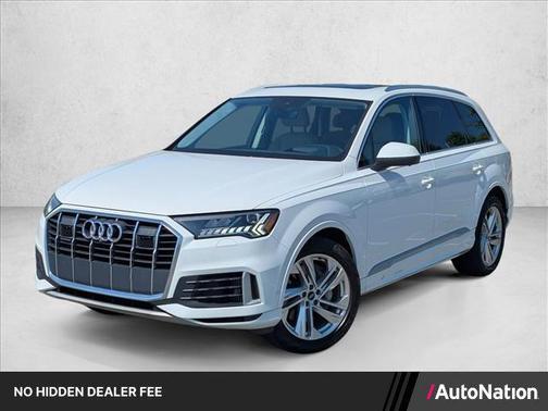 Carrara White 2021 Audi Q7 55 Prestige