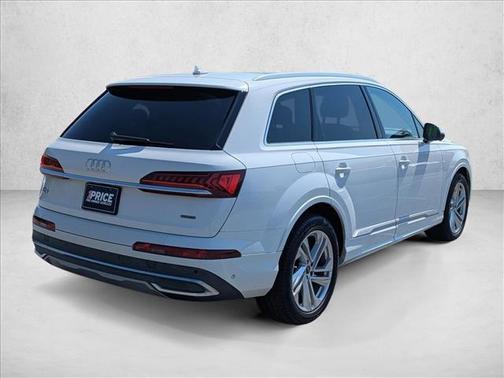 Carrara White 2021 Audi Q7 55 Prestige