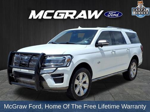 Star White Metallic Tri-Coat 2022 Ford Expedition Max King Ranch