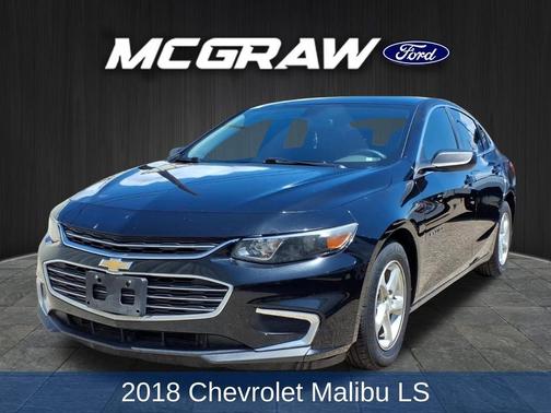 Black Metallic 2018 Chevrolet Malibu 1LS