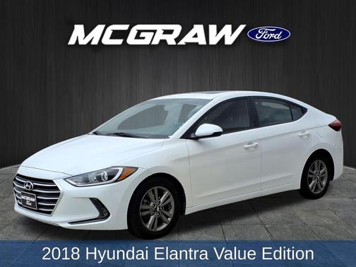 Quartz White Pearl 2018 Hyundai ELANTRA Value Edition