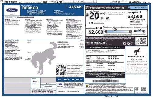 2025 Ford Bronco Outer Banks