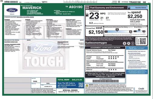 Ruby Red 2026 Ford Maverick Tremor