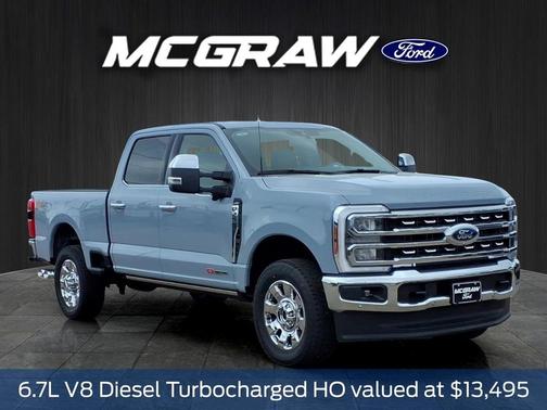 Glacier Gray Metallic Tri-Coat 2026 Ford F-250 Lariat