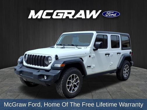 Bright White Clearcoat 2024 Jeep Wrangler Sport S