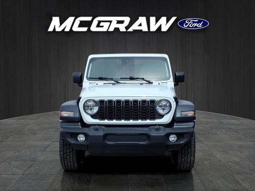 Bright White Clearcoat 2024 Jeep Wrangler Sport S