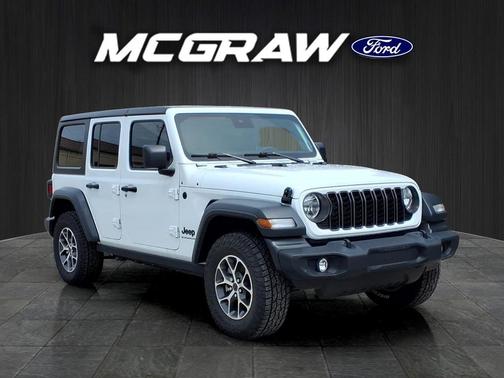 Bright White Clearcoat 2024 Jeep Wrangler Sport S