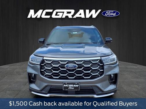 Carbonized Gray Metallic 2026 Ford Explorer Platinum