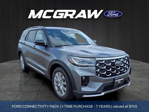 Carbonized Gray Metallic 2026 Ford Explorer Platinum