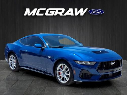 Atlas Blue Metallic 2024 Ford Mustang GT Premium