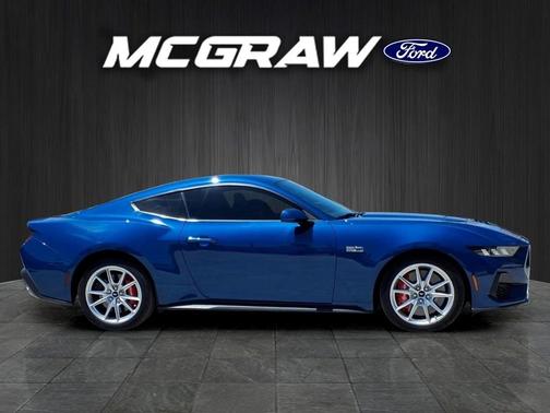 Atlas Blue Metallic 2024 Ford Mustang GT Premium