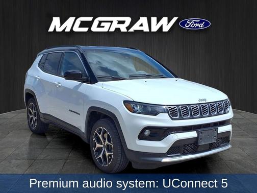 Bright White Clearcoat 2025 Jeep Compass Limited