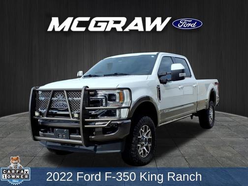 Star White Metallic Tri-Coat 2022 Ford F-350 King Ranch