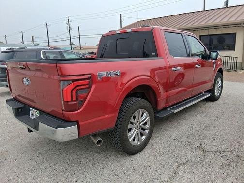 Rapid Red Metallic Tinted Clearcoat 2024 Ford F-150 Lariat