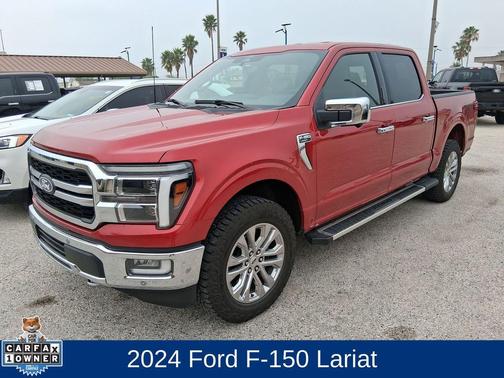 Rapid Red Metallic Tinted Clearcoat 2024 Ford F-150 Lariat