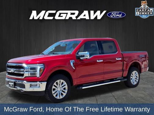 Rapid Red Metallic Tinted Clearcoat 2024 Ford F-150 Lariat