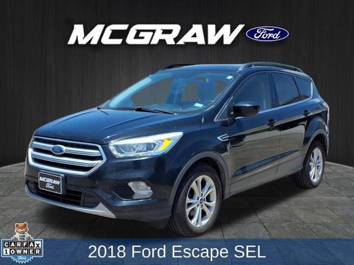 Shadow Black 2018 Ford Escape SEL