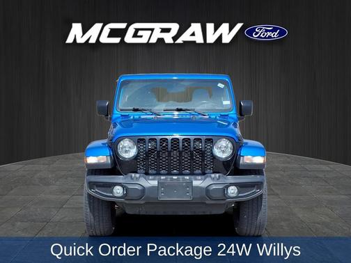 Hydro Blue Pearlcoat 2021 Jeep Gladiator Willys 4x4