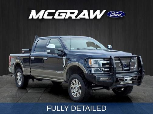 Antimatter Blue Metallic 2022 Ford F-350 King Ranch