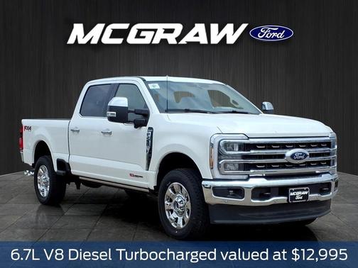Star White Metallic Tri-Coat 2025 Ford F-250 King Ranch