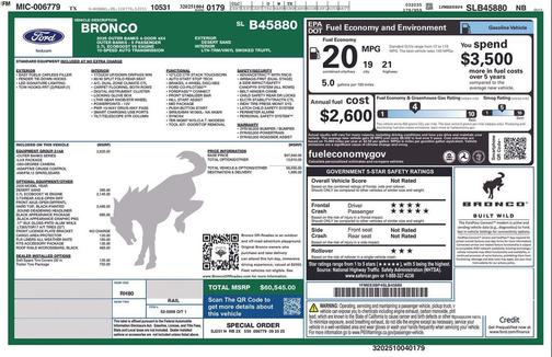 2025 Ford Bronco Outer Banks