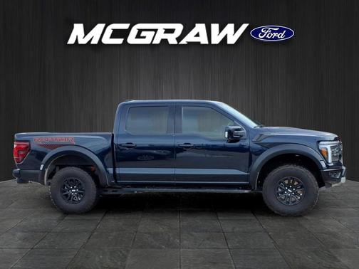Antimatter Blue Metallic 2025 Ford F-150 Raptor
