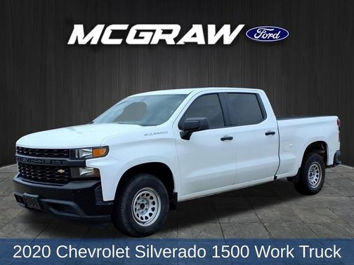 Summit White 2020 Chevrolet Silverado 1500 WT