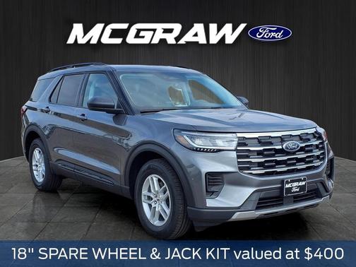 Carbonized Gray Metallic 2026 Ford Explorer Active w/200A Pkg