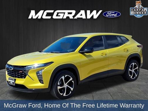 Yellow Metallic 2024 Chevrolet Trax FWD 1RS