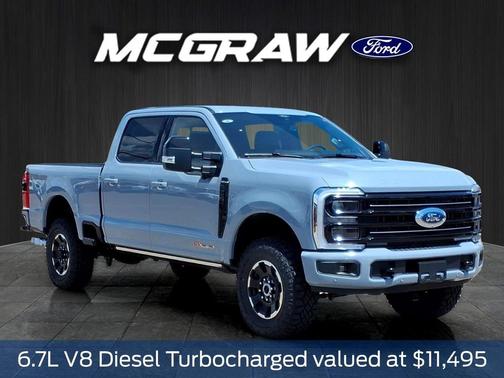 Glacier Gray Metallic Tri-Coat 2026 Ford F-250 Platinum