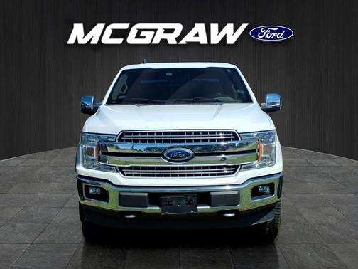 White Platinum 2019 Ford F-150 Lariat