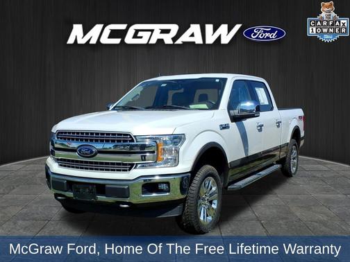 White Platinum 2019 Ford F-150 Lariat