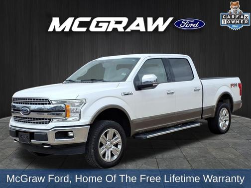 White Platinum 2019 Ford F-150 Lariat