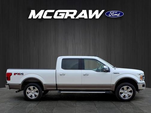White Platinum 2019 Ford F-150 Lariat