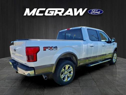 White Platinum 2019 Ford F-150 Lariat