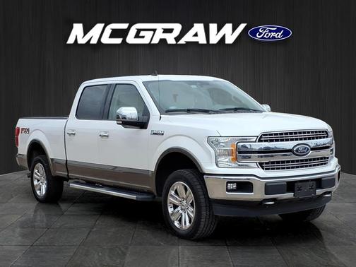 White Platinum 2019 Ford F-150 Lariat